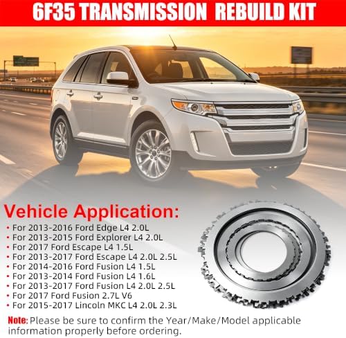 6F35 Transmission Master Rebuild Kit, 2009-2017 Ford view 2