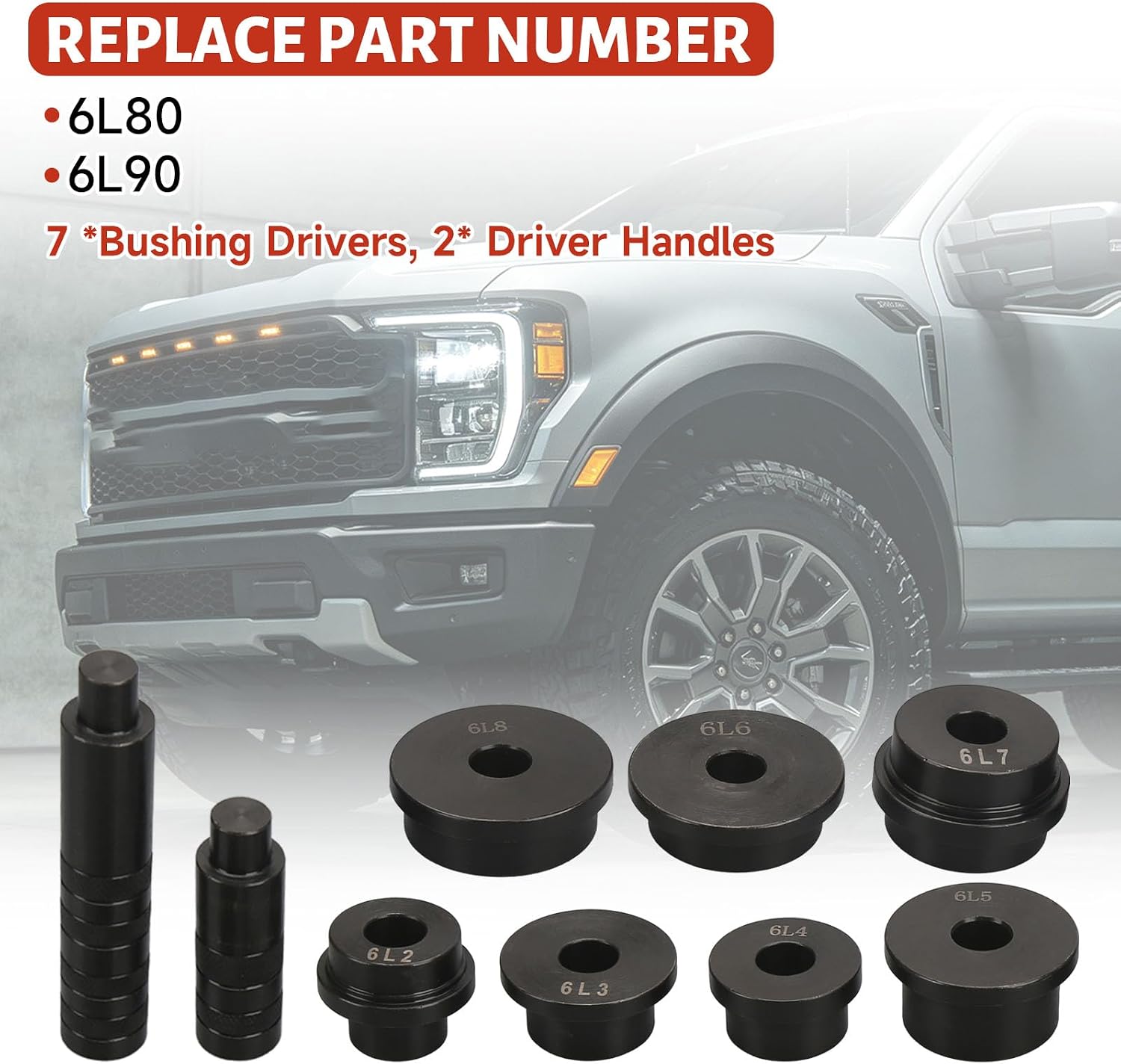 6L80 Transmission Bushing Driver and Installer Set view 3