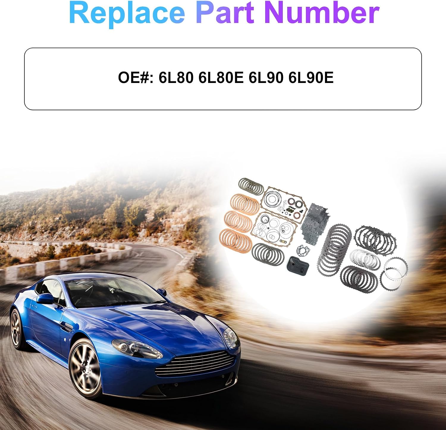 6L80E/6L90E Master Rebuild Kit w/ Steel Clutch Plates view 3