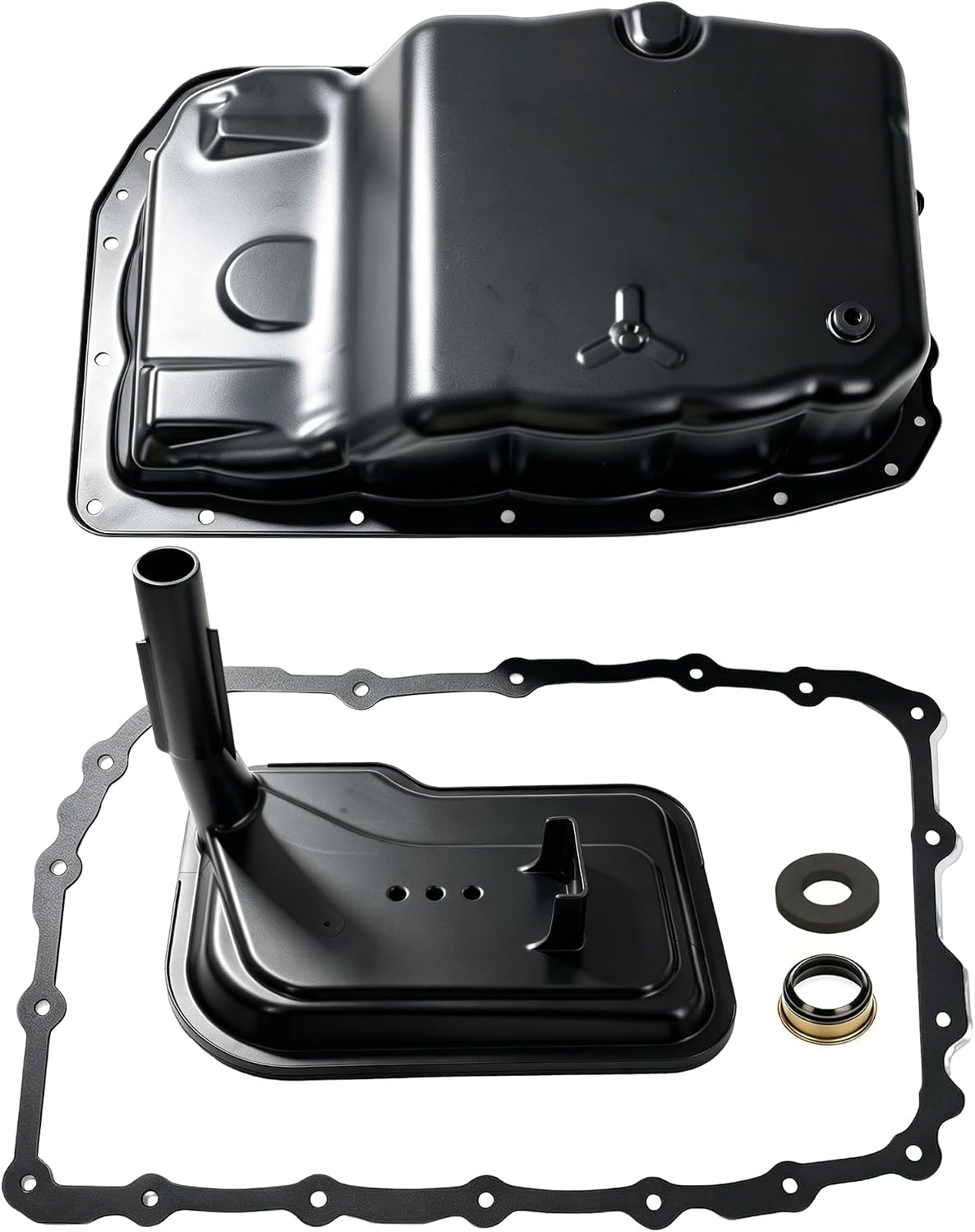 6L80E Transmission Oil Pan Kit with Drain Plug and Gasket