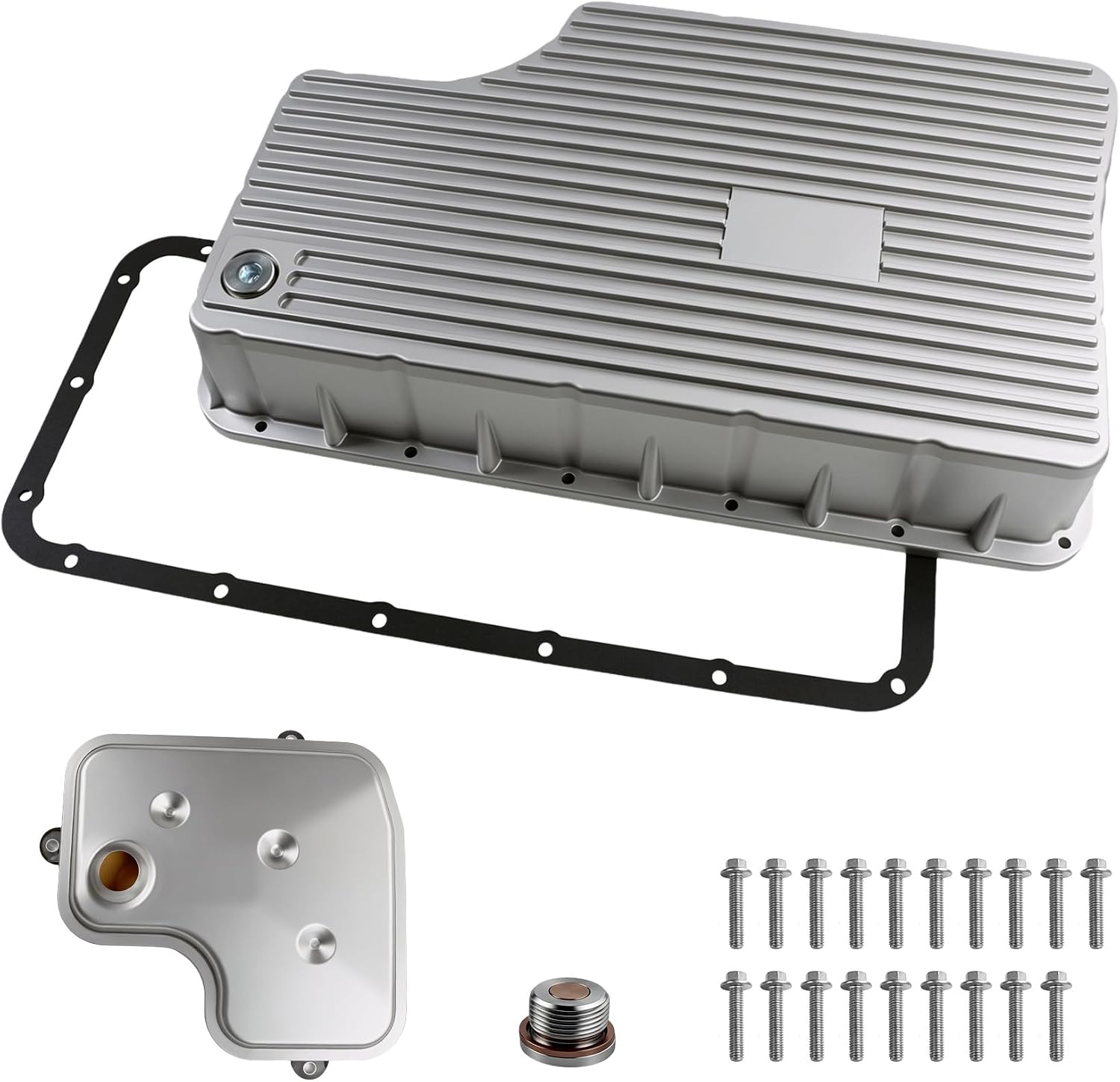6R140 Aluminum Deep Transmission Pan, Ford Super Duty