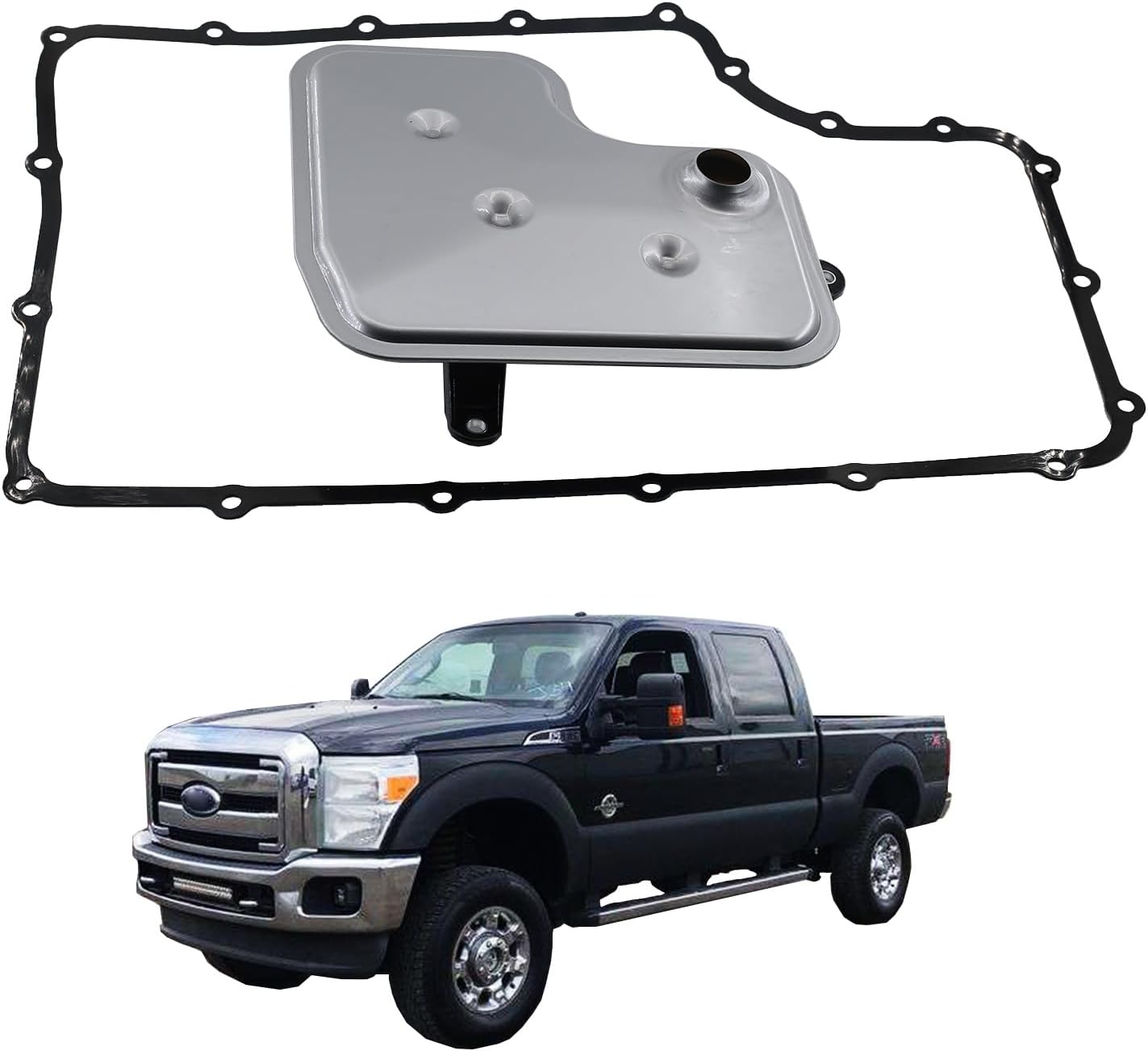 6R140 Transmission Filter and Pan Gasket Kit, Ford Super Duty TorqShift