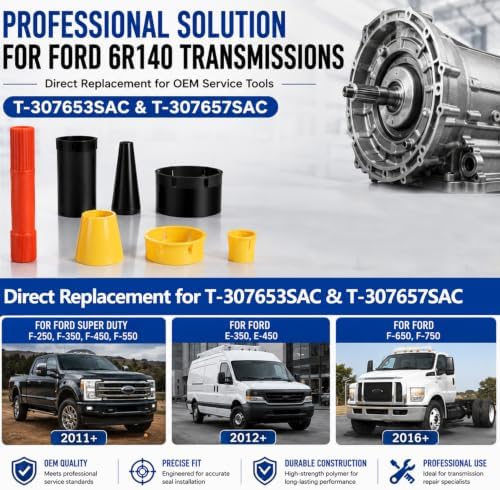 6R140 Transmission Seal Ring Installer and Resizer Kit view 2