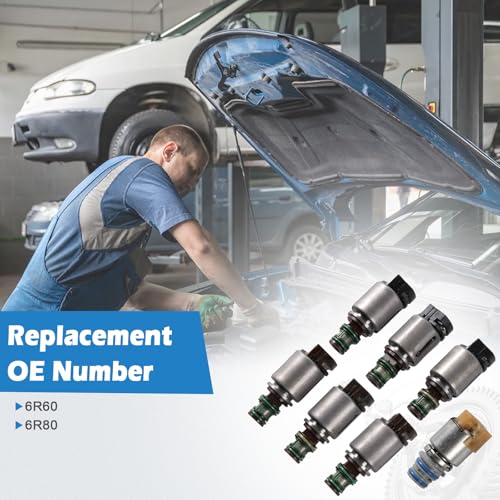 6R80/6R60 Transmission Shift Solenoid Set, 7-Piece Ford view 2