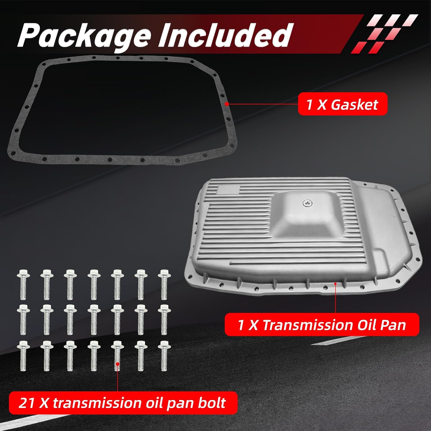 6R80 Aluminum Transmission Pan Kit for Ford F-150 265-854 view 3