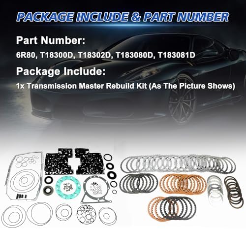 6R80 Transmission Master Rebuild Kit Ford F-150 Mustang view 3