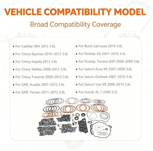 6T70 Gen 1 Master Rebuild Kit with Pistons 2007-2012 view 2