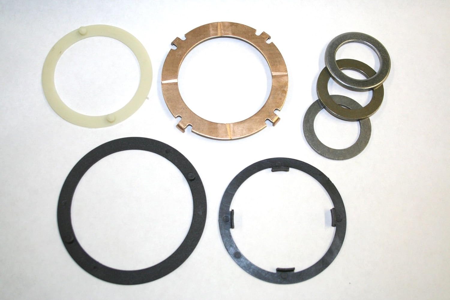 700R4 4L60E Thrust Washer Kit, 7-Piece End Play Shim Set for GM Chevy Rebuild