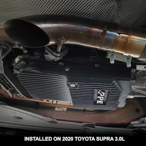 850RE Cast Aluminum Deep Transmission Pan with Filter view 3