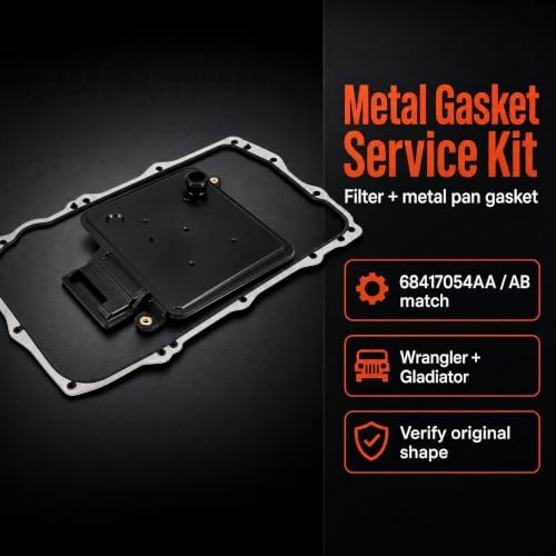 850RE Transmission Filter and Metal Pan Gasket Kit 68417054AA view 2