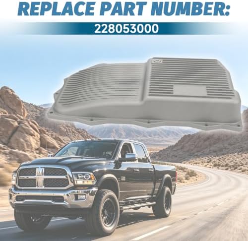 8HP70 Cast Aluminum Transmission Pan with Gasket, 228053000 view 3