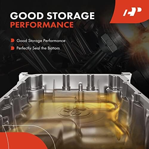 6R80 Transmission Pan with Drain Plug and Gasket view 2