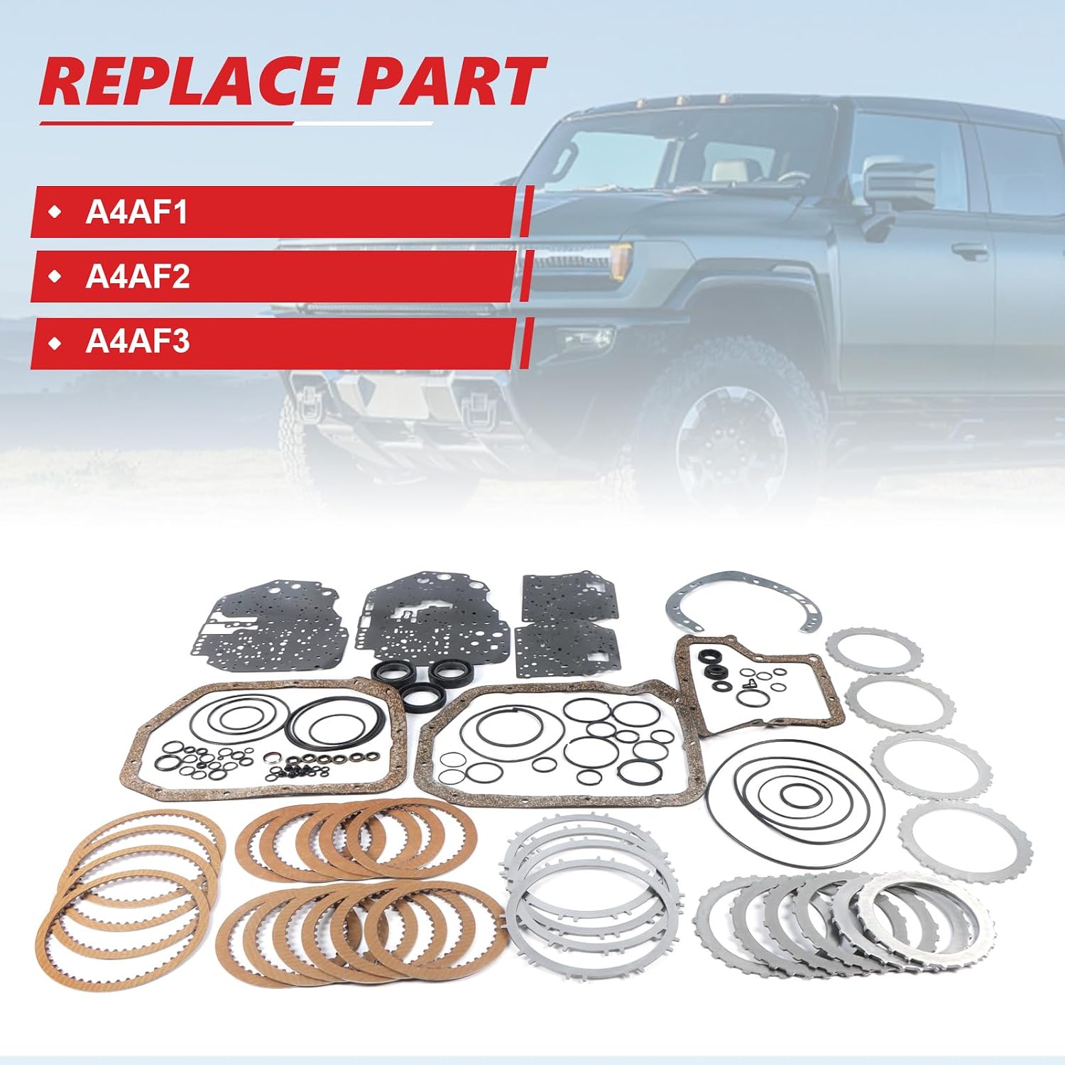 A4AF1 Transmission Master Rebuild Kit Overhaul Set view 2