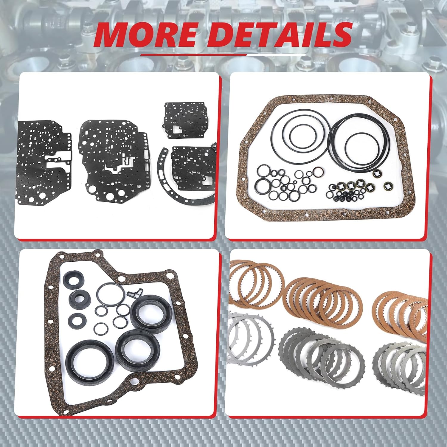 A4AF1 Transmission Master Rebuild Kit Overhaul Set view 3