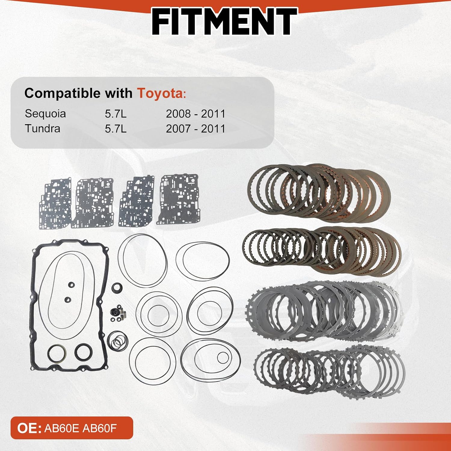 AB60E Transmission Master Rebuild Kit Toyota Tundra view 2