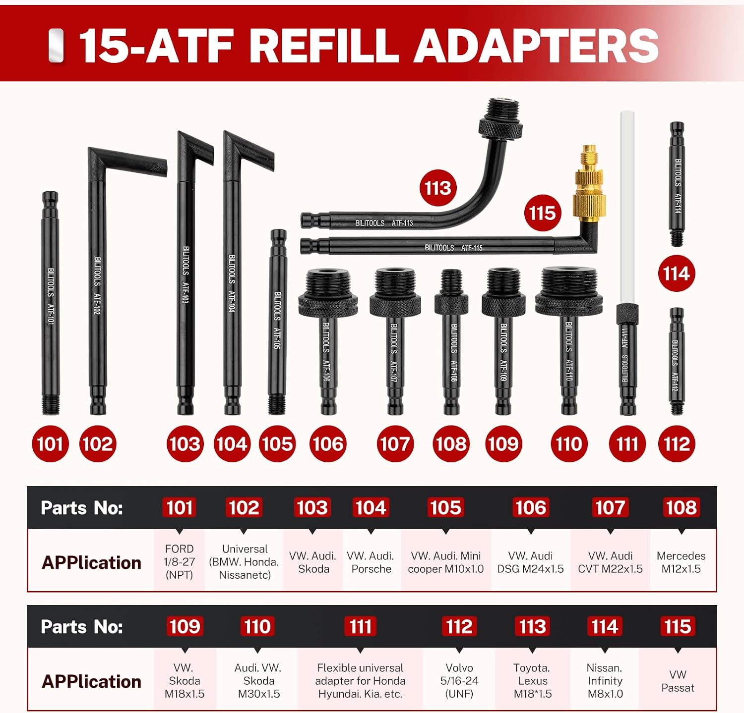 Air Operated Transmission Fluid Pump 8L, 15 ATF Adapters view 2