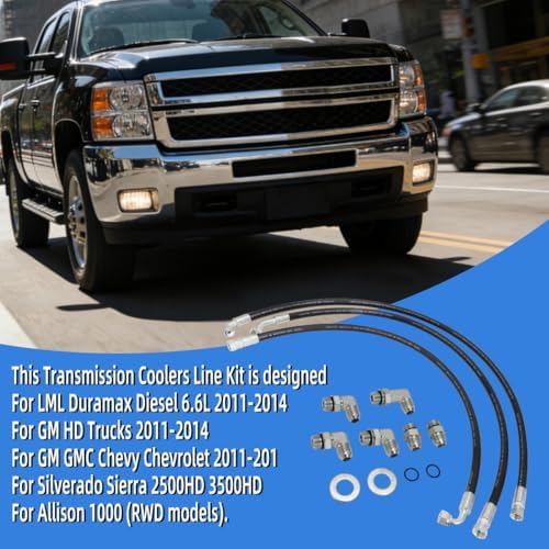 Allison 1000 Transmission Cooler Line Kit LML Duramax view 2