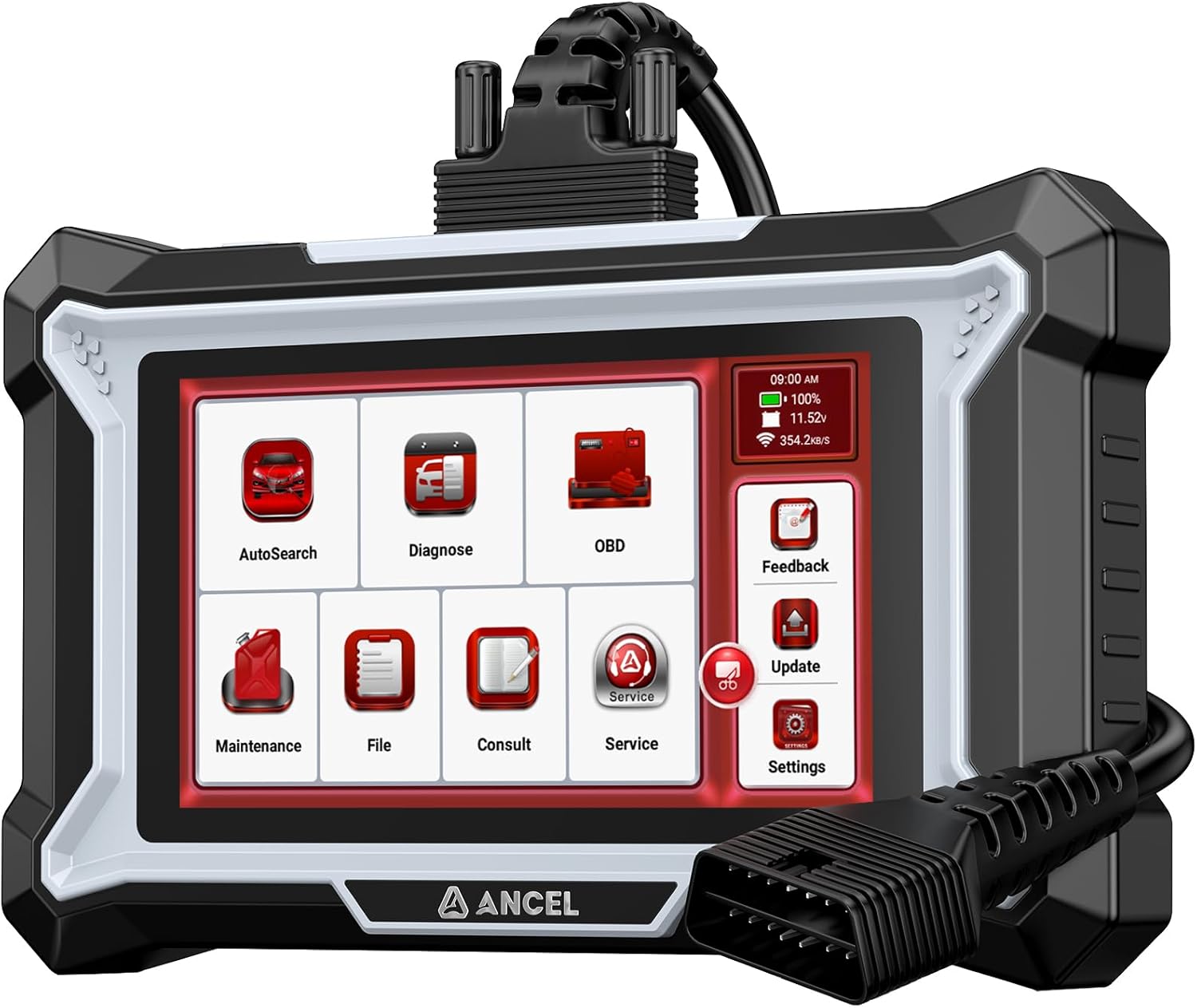 ANCEL DS100 4-System OBD2 Scanner ABS SRS Transmission