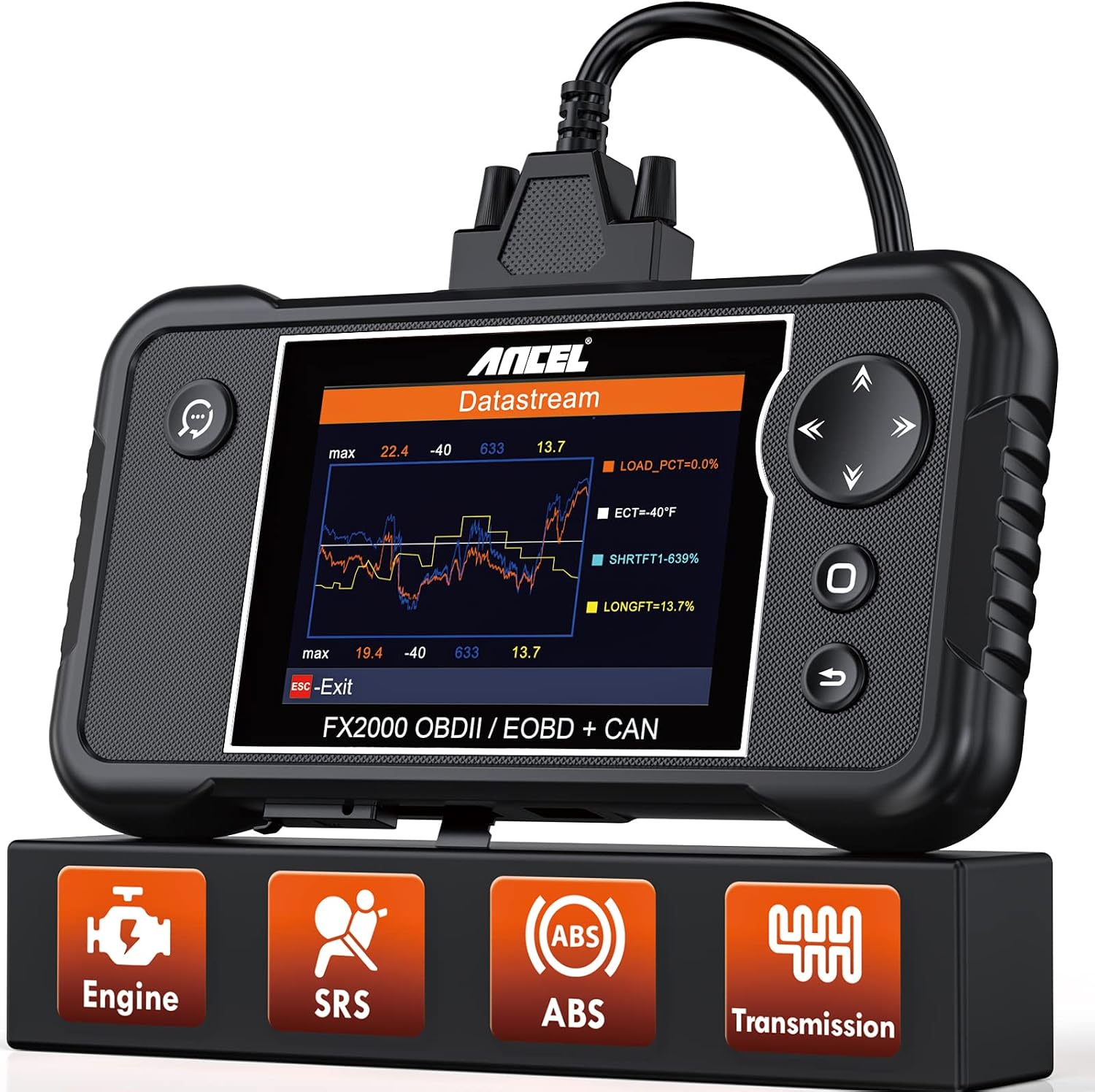 ANCEL FX2000-US OBD2 Scanner - Engine ABS SRS Transmission