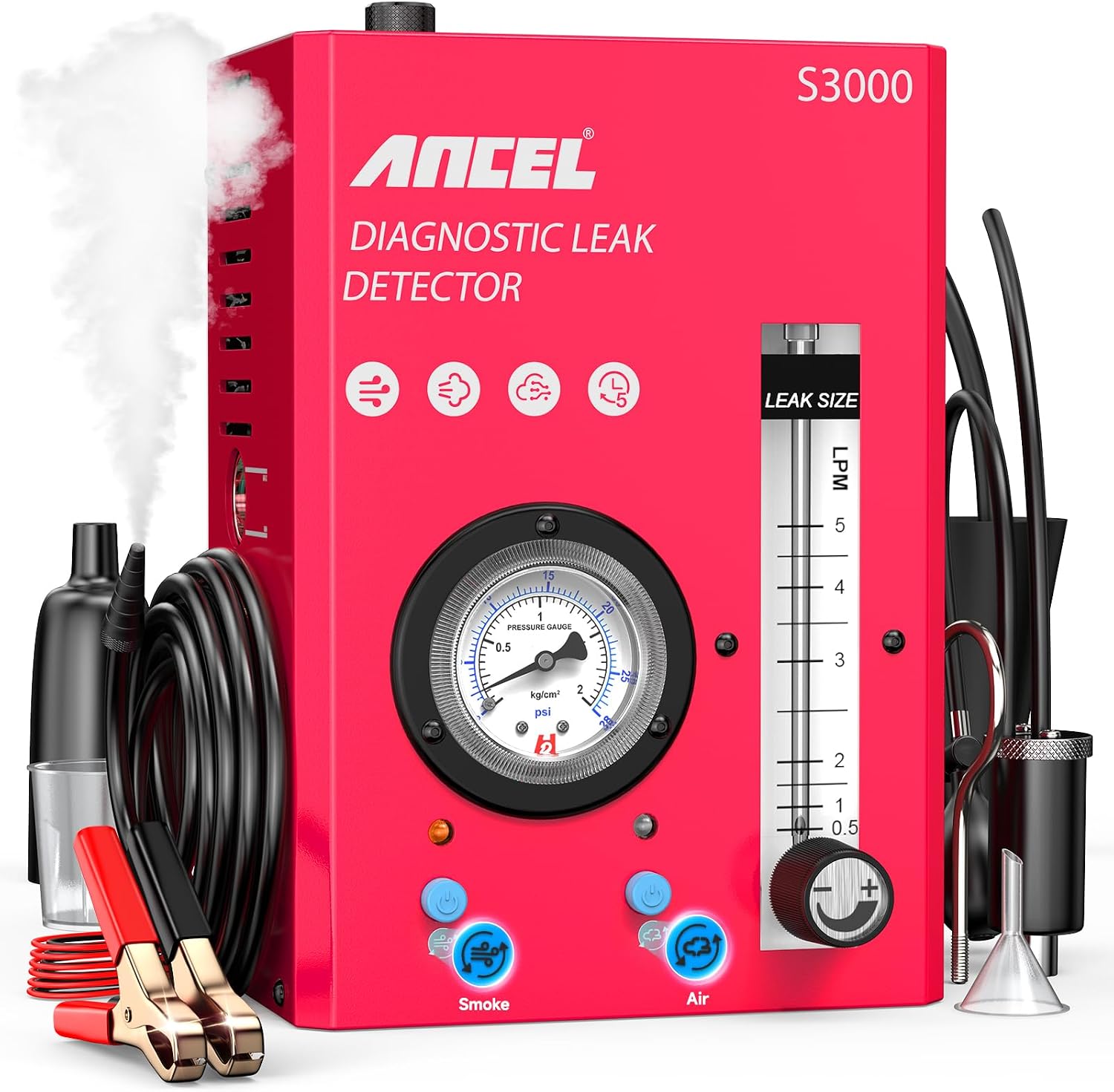 ANCEL S3000-US Automotive Smoke Machine EVAP Leak Tester