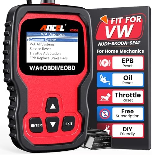 ANCEL VD500 OBD2 Scanner for VW Audi Transmission Codes view 2