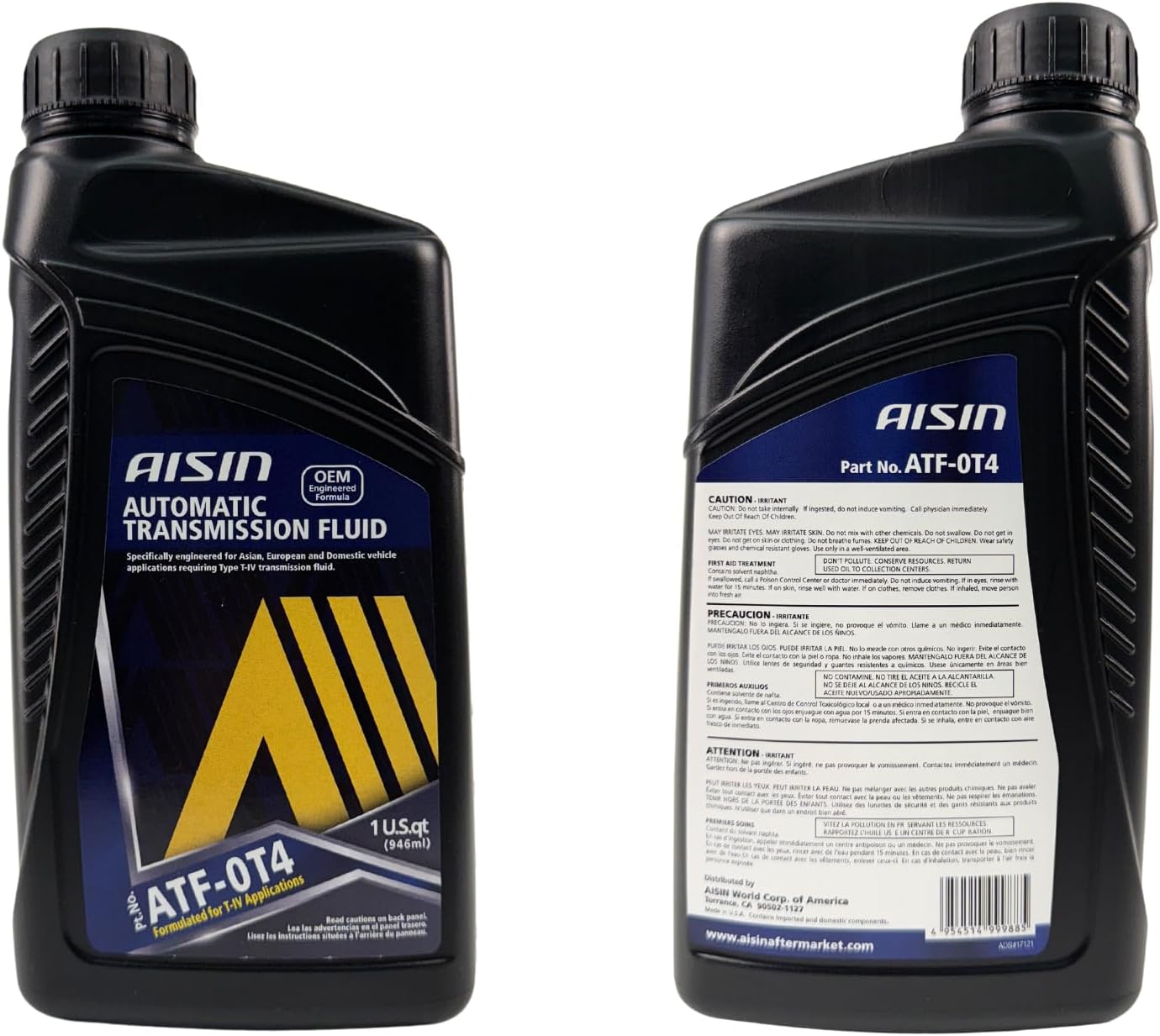 AS69RC Transmission Service Kit with ATF and Filter view 3