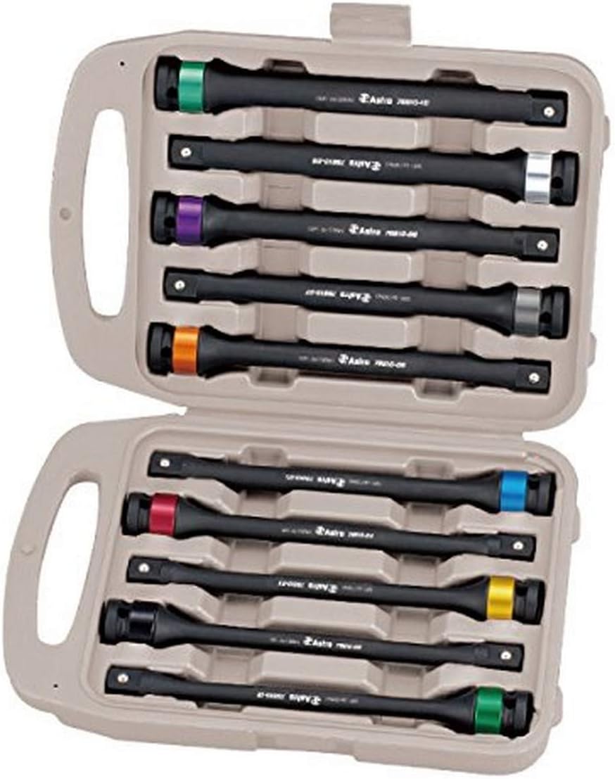 Torque Limiting Extension Set 1/2 Inch Drive 10-Piece