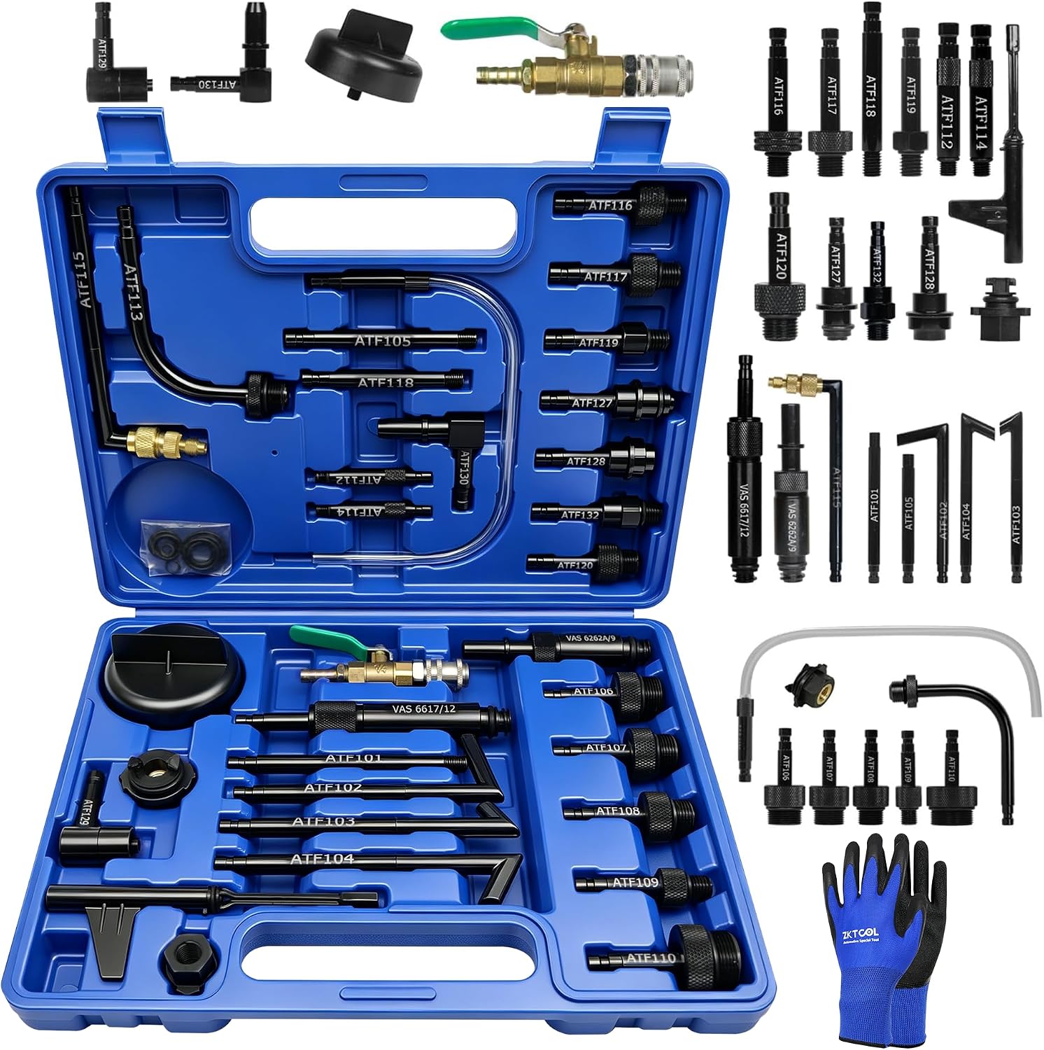 33-Piece ATF Fill Adapter Kit for Sealed Transmissions