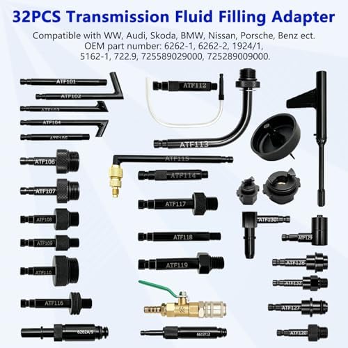 33-Piece ATF Fill Adapter Kit for Sealed Transmissions view 3