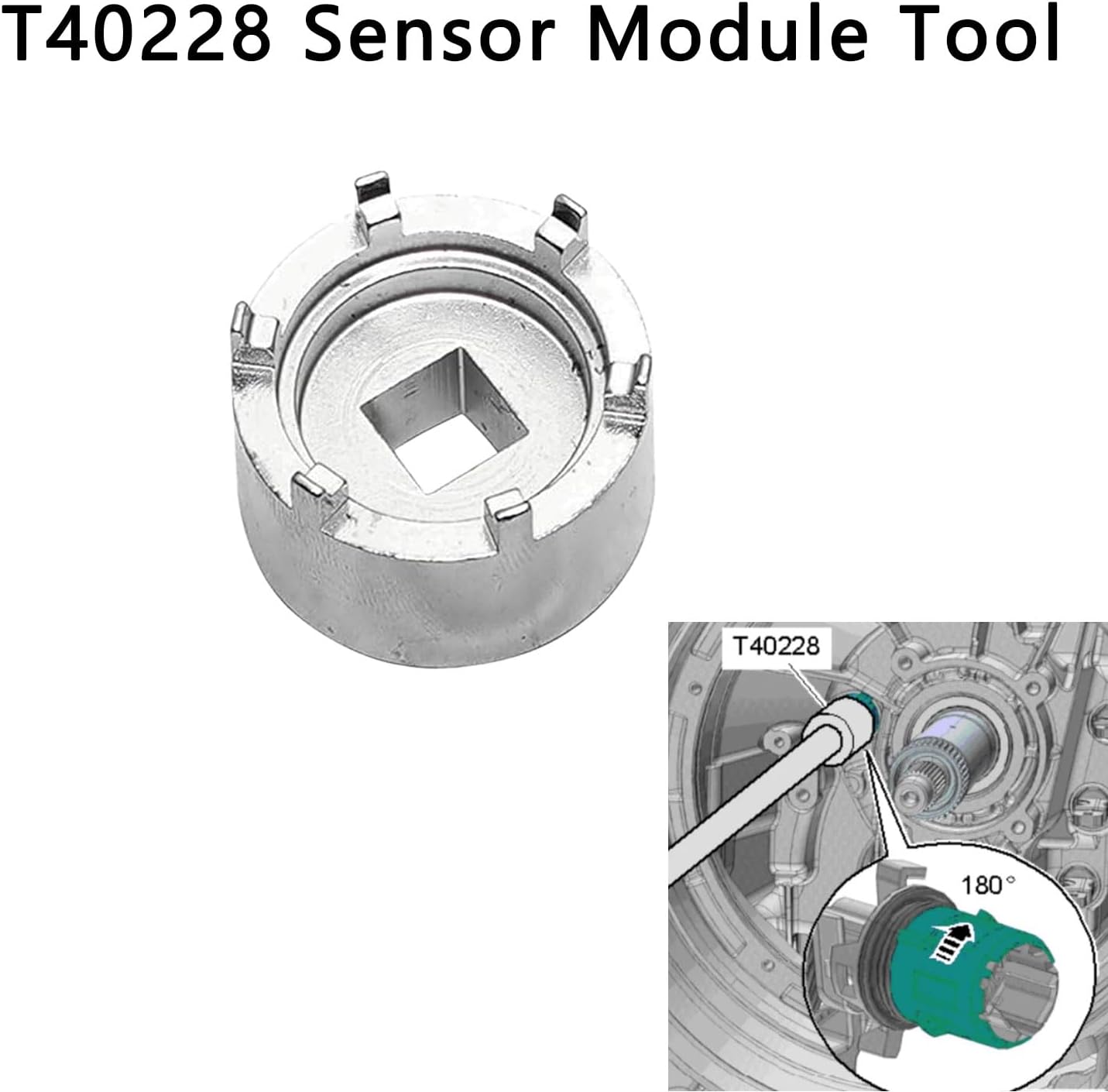 0B5 DSG Transmission Sensor Module Remover Tool Kit view 3