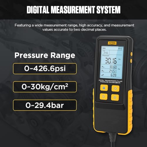 Digital Automatic Transmission Oil Pressure Tester, 426 PSI view 2