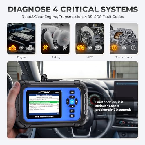 AUTOPHIX DM5900 4-System OBD2 Scanner - Engine ABS SRS Transmission view 2