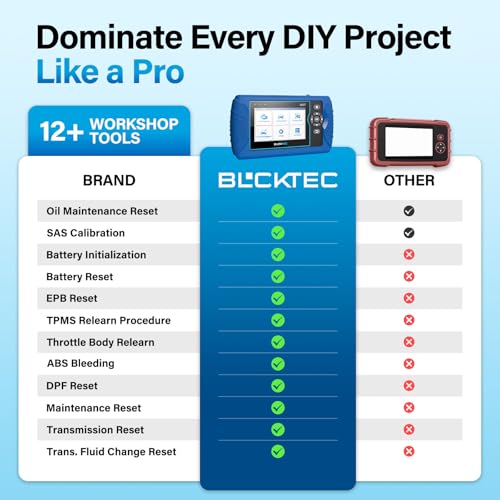 BLCKTEC 460T All-System OBD2 Scanner, ABS SRS Transmission view 3