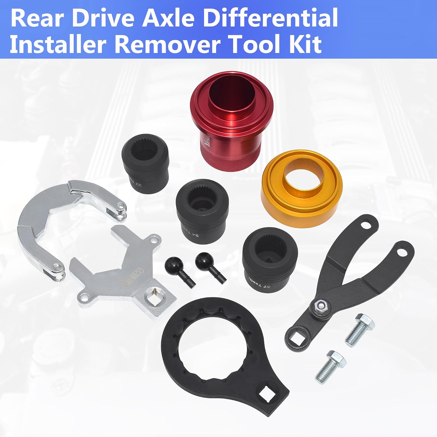 BMW E90 Rear Differential Axle Nut and Seal Tool Kit view 2
