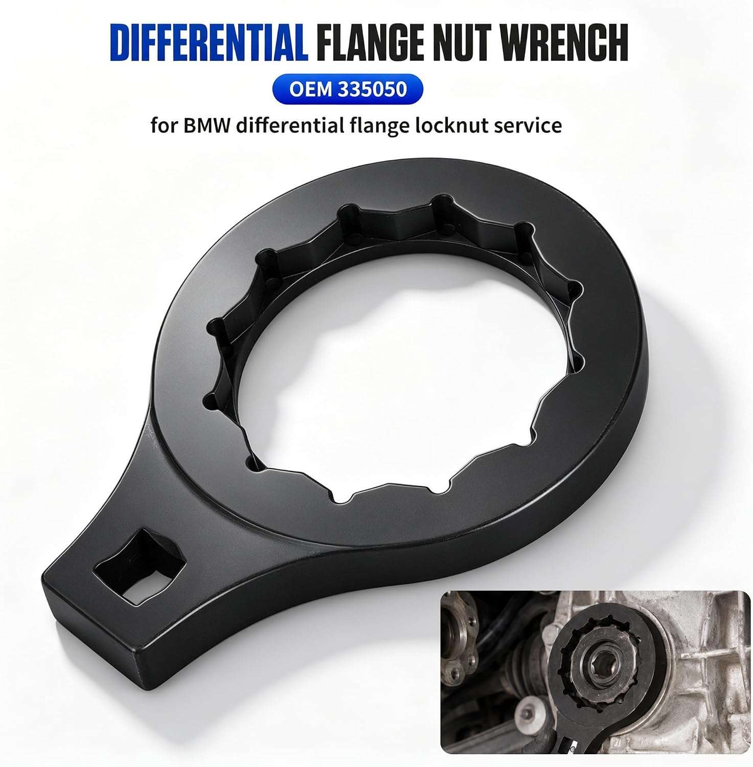 BMW Rear Differential Flange and Pinion Seal Tool Kit view 3