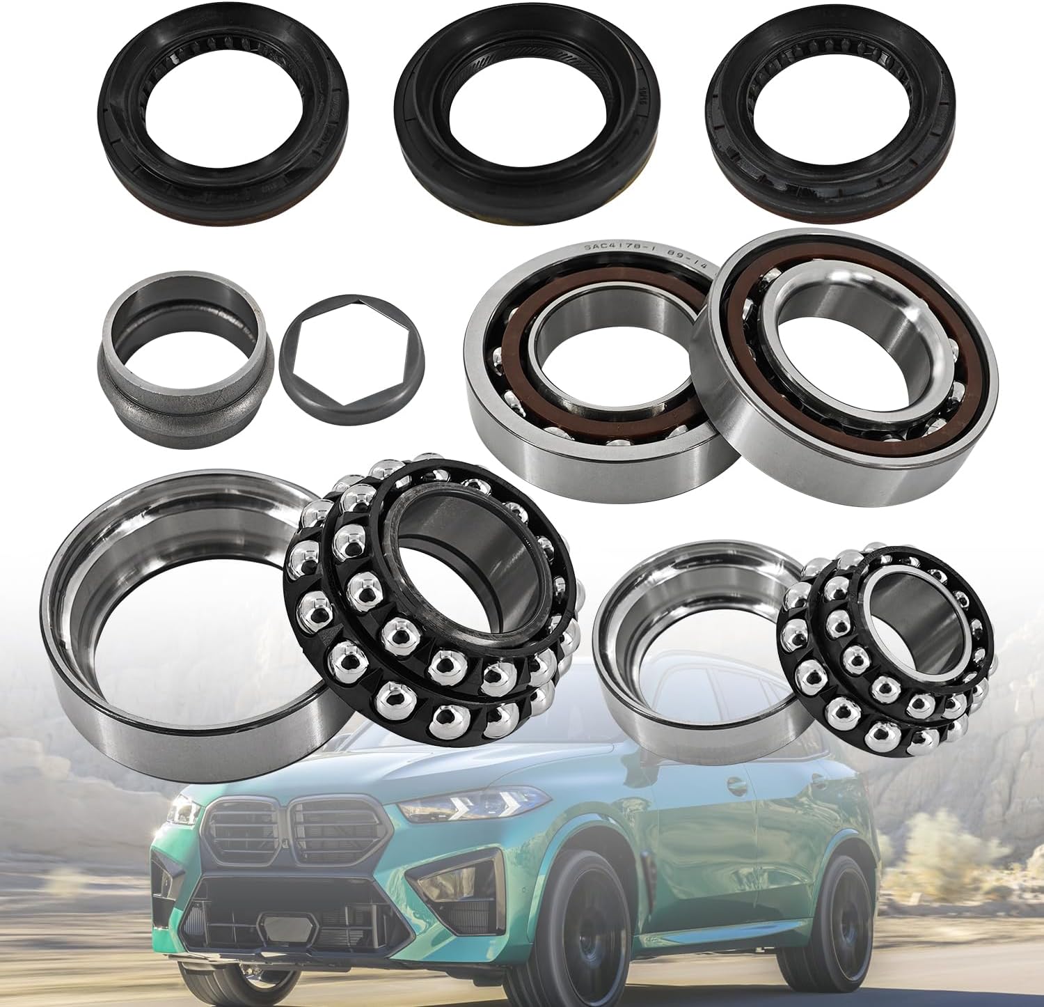 BMW xDrive Front Differential Bearing Kit 31507533971