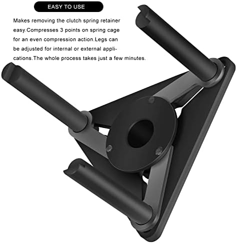 Bonbo T-0171-J Adjustable Clutch Drum Spring Compressor, 3-Point Foot-Press & Drum Buddy Compatible view 3