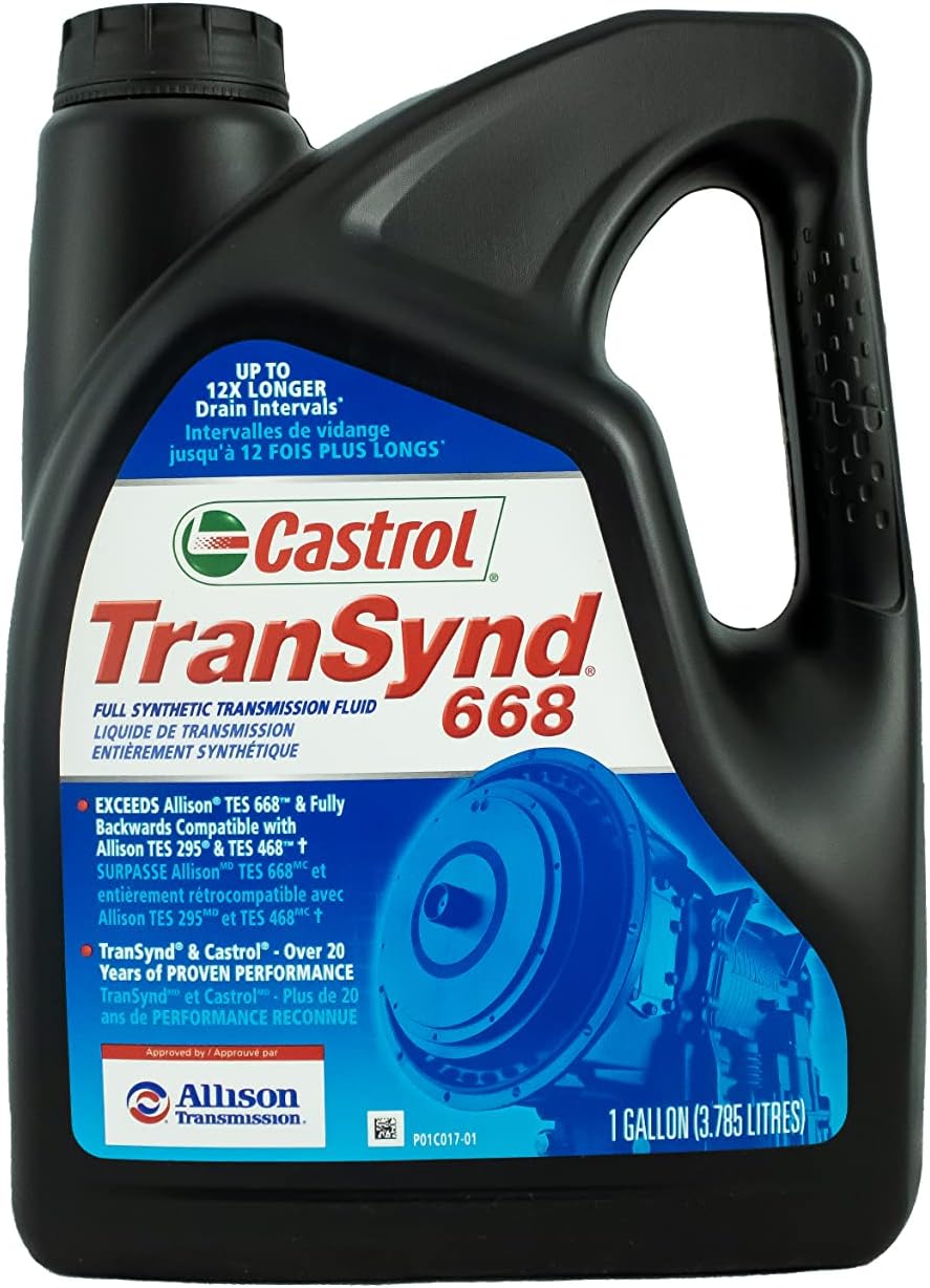 Castrol TranSynd 668 Synthetic Automatic Transmission Fluid, 1 Gallon