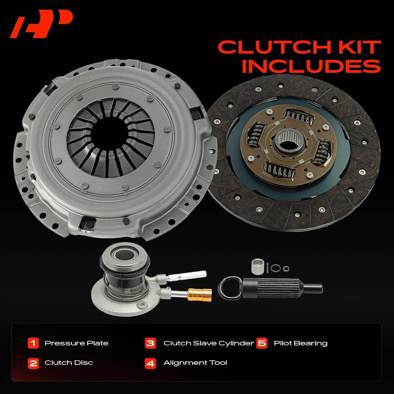 Chevrolet S10 Clutch Kit with Slave Cylinder, 2.2L view 3