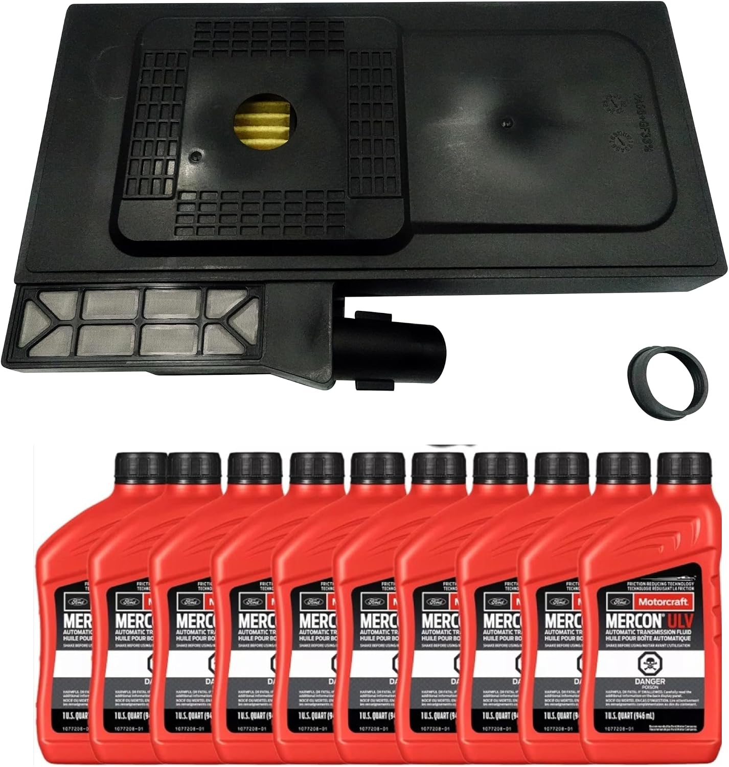 10R140 Transmission Filter and 10qt Mercon ULV Service Kit