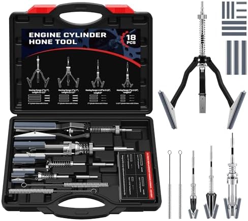 Adjustable Cylinder Hone Tool Set 1 in to 7 in Bore, 4 Piece view 2