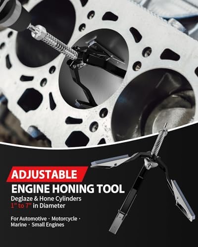 Adjustable Cylinder Hone Tool Set 1 in to 7 in Bore, 4 Piece view 3