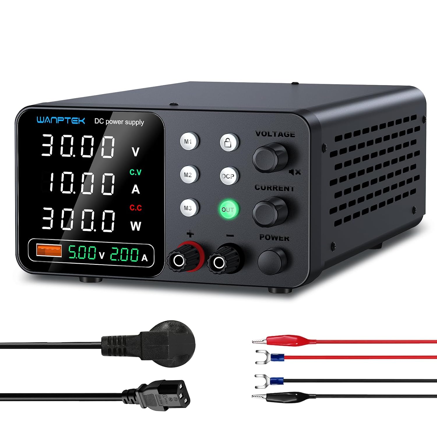 DC Bench Power Supply 30V 10A for Solenoid Testing