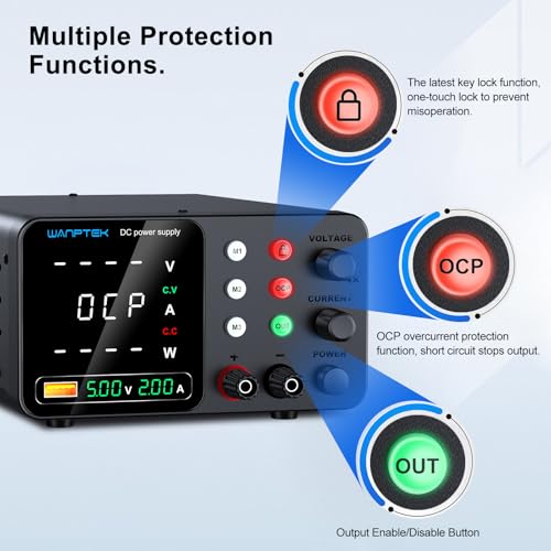 DC Bench Power Supply 30V 10A for Solenoid Testing view 3
