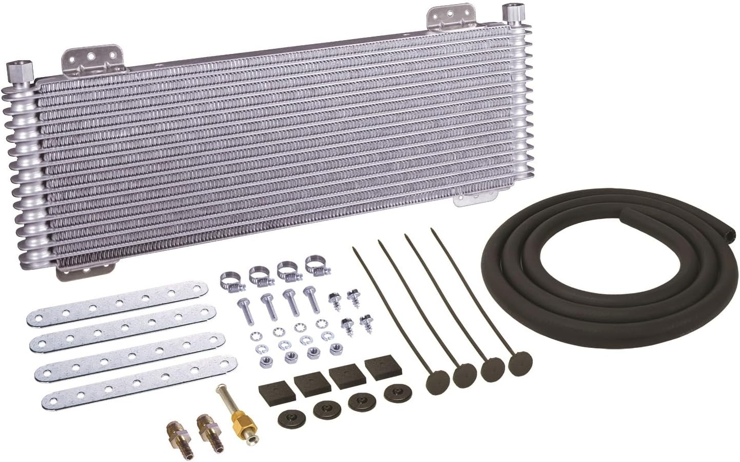 Derale 13633 Plate & Fin Transmission Cooler Kit 5/8" Inverted Flare