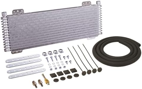 Derale 13633 Plate & Fin Transmission Cooler Kit 5/8" Inverted Flare view 2