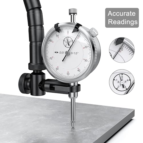 Dial Indicator & Magnetic Base Set 0-1in, Endplay/Runout view 2