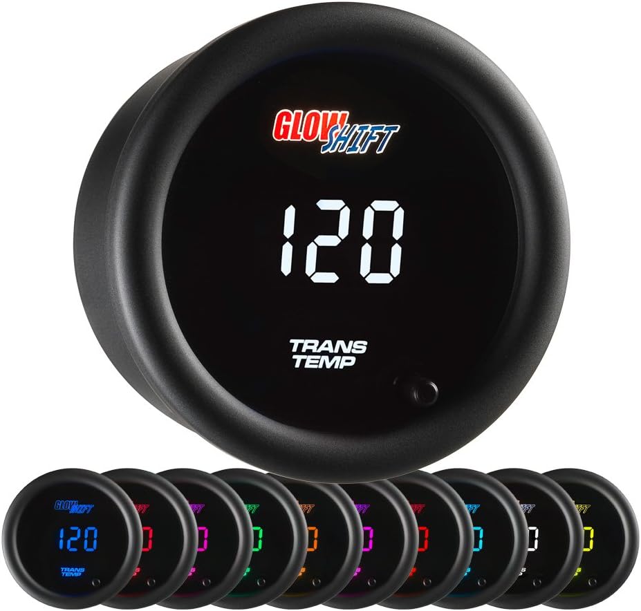 Digital Transmission Temp Gauge Kit, 300F 2-1/16 in