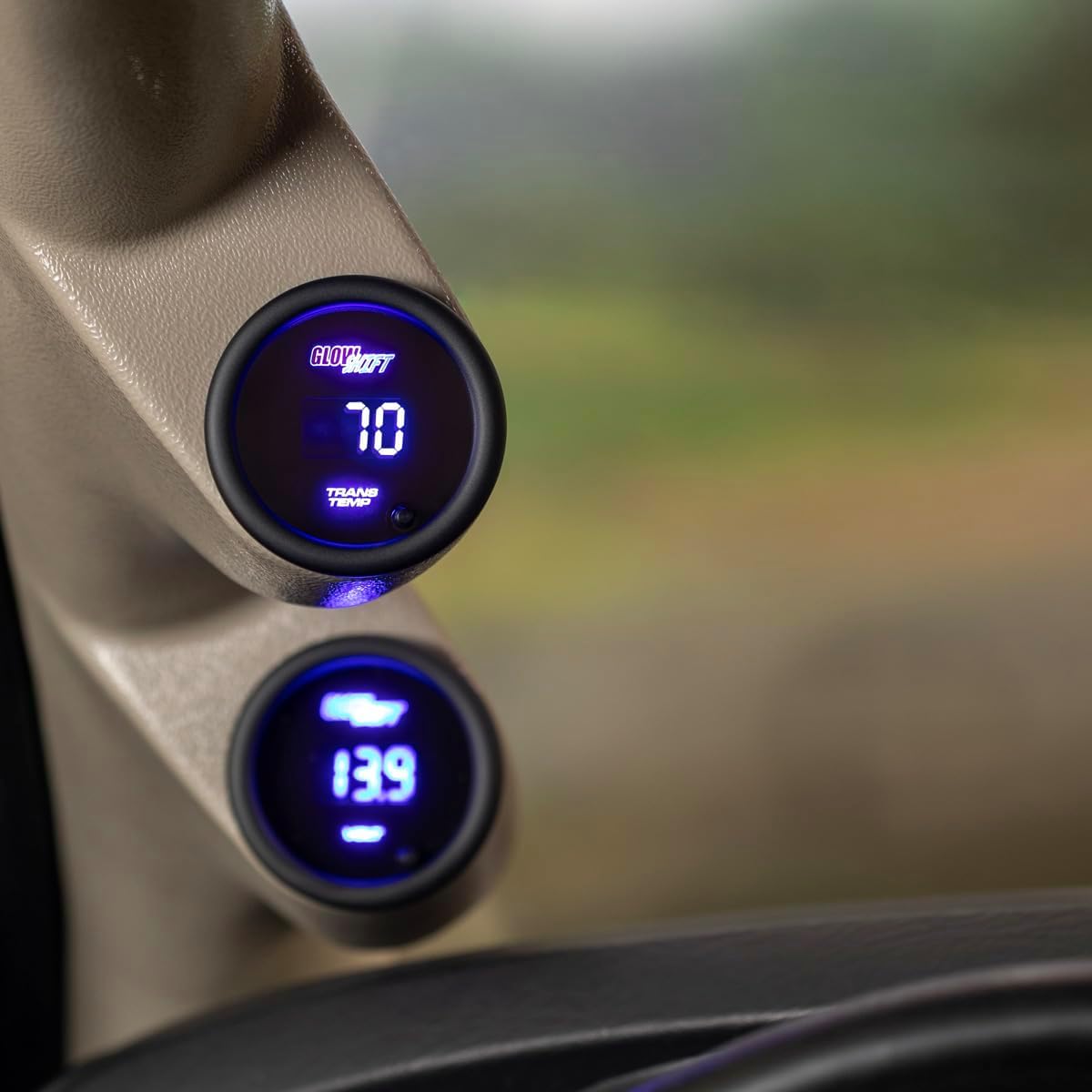 Digital Transmission Temp Gauge Kit, 300F 2-1/16 in view 2