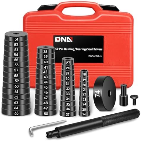 52-Piece Bushing & Bearing Race Seal Driver Set, 50 Discs view 2